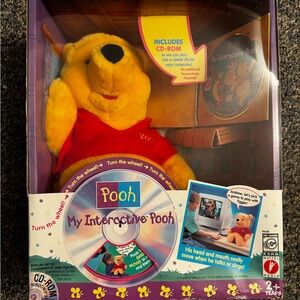 Vintage 1998 Disney My Interactive Winnie the Pooh Plush New in Box